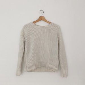 chenille structured sweater